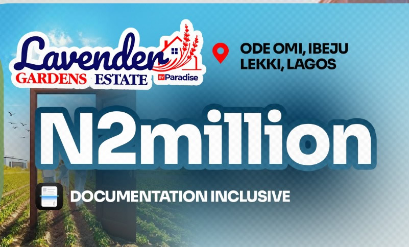 Lavender Gardens Estate, Ode Omi – Ibeju Lekki
